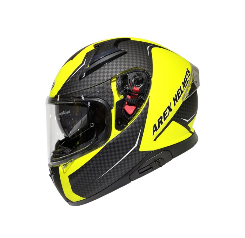 CASCO AREX FURY MR-917 CARBON AMARILLO