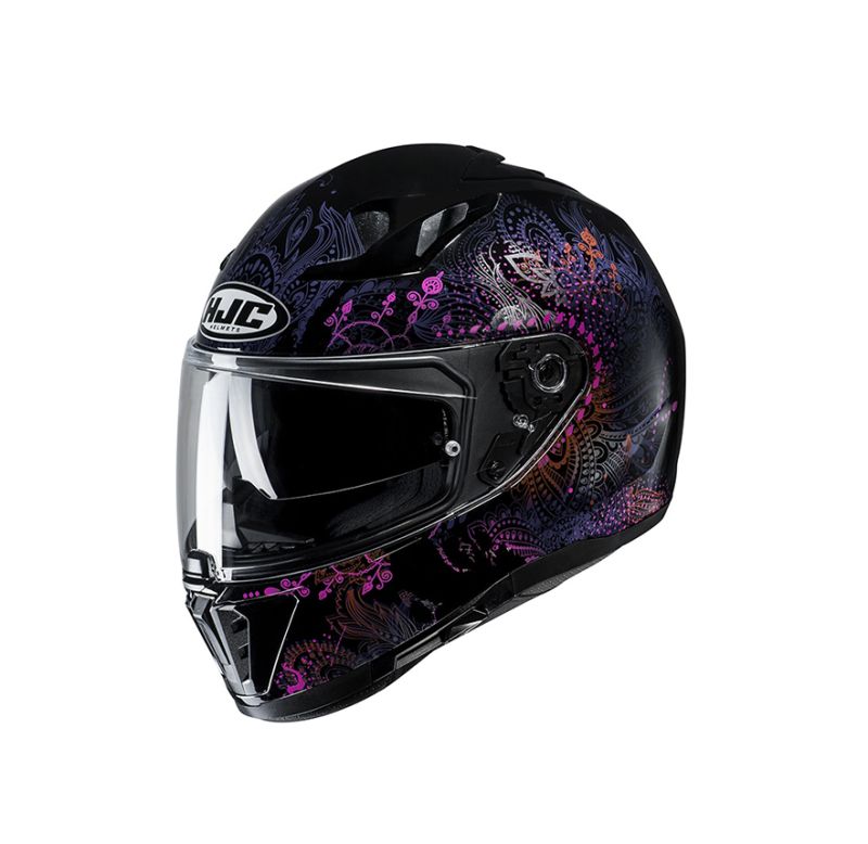 CASCO HJC I70 VAROK NEGRO PURPURA