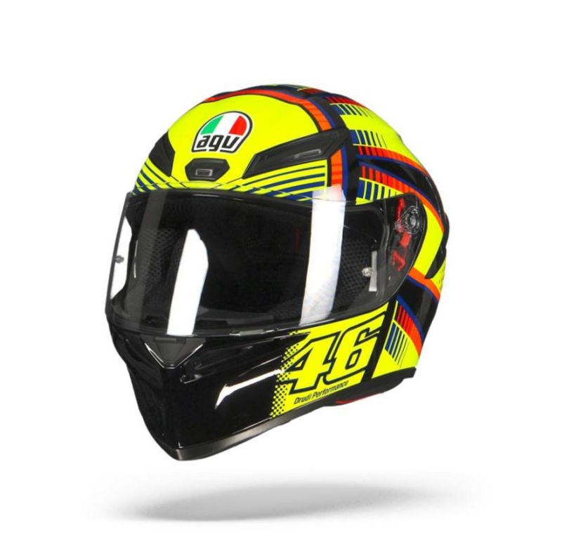 CASCO AGV K1 SOL Y LUNA ROSSI 2015