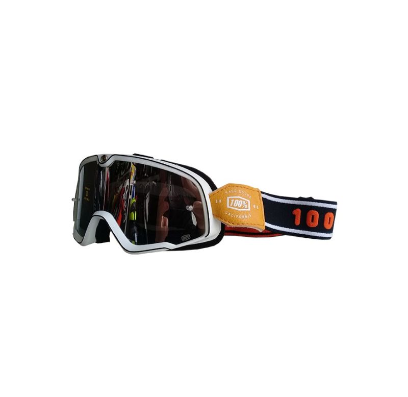 ANTIPARRA 100% BOBBER BLANCO VISOR SILVER