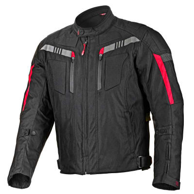 CHAQUETA AREX HUNTER NEGRO ROJO
