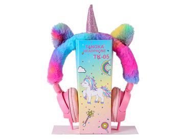 AUDIFONO PELUCHE UNICORNIO TK-05 CABLEADO