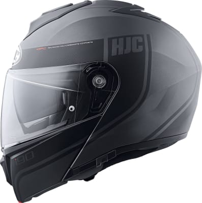 CASCO HJC I90 DAVAN MC5SF NEGRO/GRIS