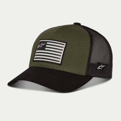 ALPINESTARS GORRO FLAG SNAPBACK VERDE MILITAR