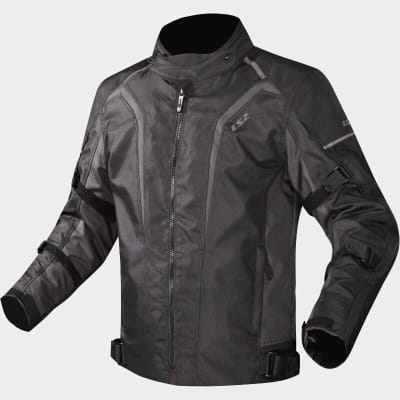 CHAQUETA LS2 SEPANG NEGRA GRIS