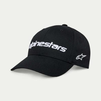 GORRO ALPINESTARS LINEAR WORDMARK 2.0 NEGRO BLANCO