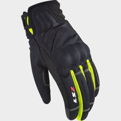 GUANTE LS2 JET II NEGRO AMARILLO MUJER