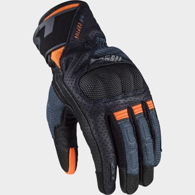 GUANTE LS2 AIR RAPTOR AZUL NARANJA HOMBRE