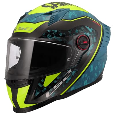 CASCO LS2 FF816 COSMOS STRIKE AZUL AMARILLO