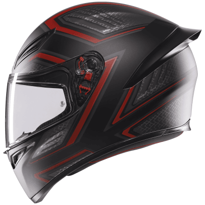 AGV K1 S SLING NEGRO MATTE ROJO
