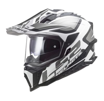 CASCO LS2 MX701 EXPLORER ALTER NEGRO BLANCO MATTE