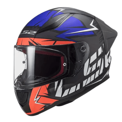 CASCO LS2 FF 353 EVO RAPID CHROMO NAR AZUL FLUO