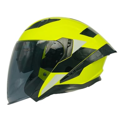 CASCO ABIERTO AREX MR-728 DOT DOBLE VISOR AM/NG