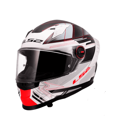CASCO LS2 FF816 COSMOS DIGITAL BLANCO NEGRO ROJO