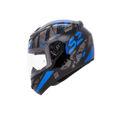 CASCO LS2 FF 352 PALIMNESIS NEGRO AZUL