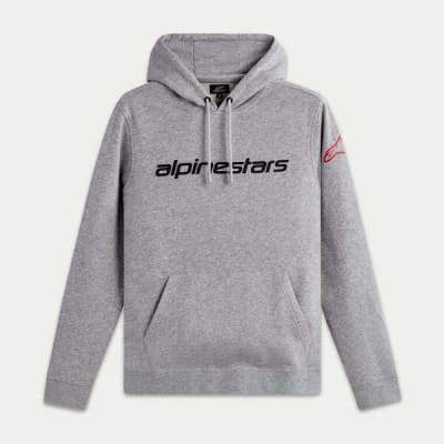 ALPINESTARS POLERON LINEAR WORDMARK 2.0 GRIS ROJO