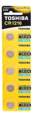 108075 TOSHIBA CR1216 LITHIUM (20)1