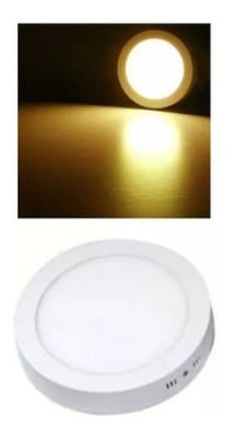 FOCO LED 12W REDONDO SOBREPUESTO LUZ CALIDA MR-1520103 (40)1