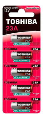 591686 BATERIA 23A 12V X5 ALKALINE TOSHIBA