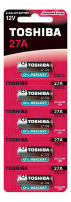 591662 BATERIA TOSHIBA 27A ALCALINA (25)