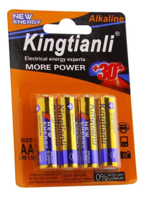 224047 PILA AA KINGTIANLI SET X 4 ALKALINE