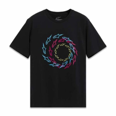 POLERA ALPINESTARS CONCENTRIC SS CSF NEGRO
