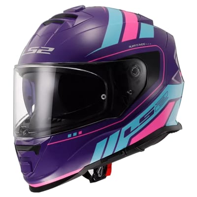 CASCO LS2 FF800 STORM II FIST MORADO AZUL MATE