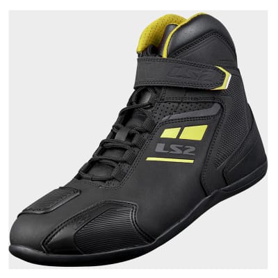 BOTA LS2 GARRA NEGRA AMARILLA HOMBRE