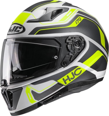 CASCO HJC i70 LONEX MC3HSF BCO/GRIS/AMARILLO FLUOR