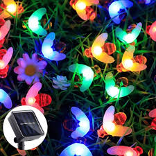 122012-2 GUIRNALDA SOLAR ABEJA MULTICOLOR 5M 20LED (60)