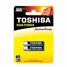 592751 PILA TOSHIBA AAA ALCALINA PACK 2 UNIDADES
