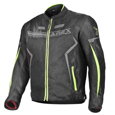 CHAQUETA AREX MR-1121 COOL NEGRO AMARILLO