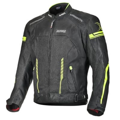 CHAQUETA AREX MR-1127 AERO NEGRO AMARILLO