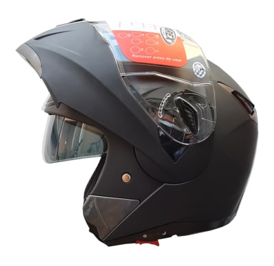 CASCO AREX ABATIBLE MR 701 NEGRO MATE