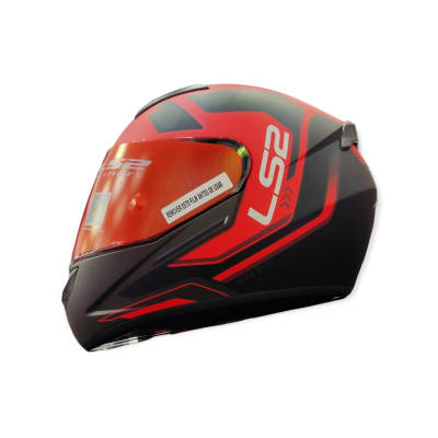 LS2 FF352 IRONFACE MATT BLACK RED