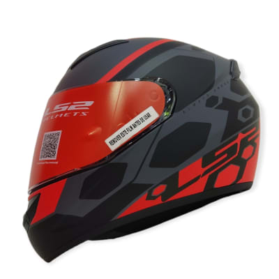 LS2 FF352 MEIN MATT BLACK RED
