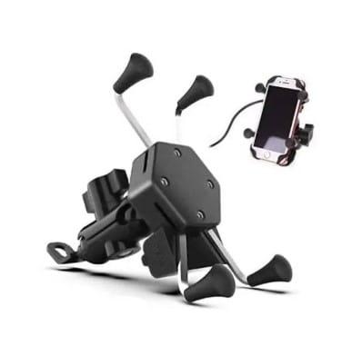 PORTA CELULAR ARAÑA C/CARGADOR P/ EL ESPEJO SXC-038321