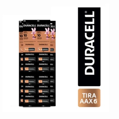 PILA DURACELL AA CARTON X6