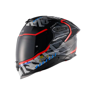 NEXX CASCO Y.100R URBANGRAM NEGRO ROJO