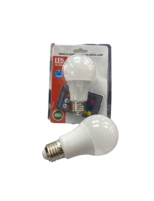 AMPOLLETA E27 RGB + CONTROL 103998 7W MR-1120102 (100)