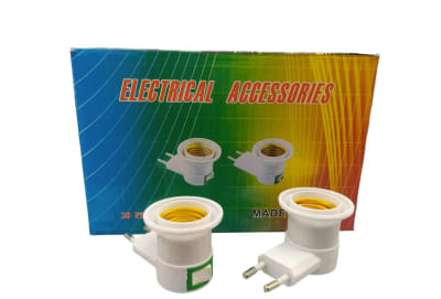 ENCHUFE P/AMPOLLETA CON INTERRUPTOR