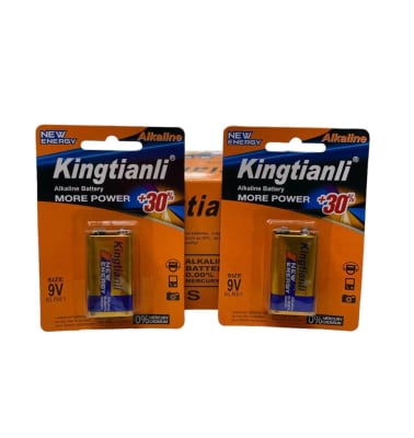 2027 BATERIAS ALKALINA 9V KINGTIANLI BLISTER1