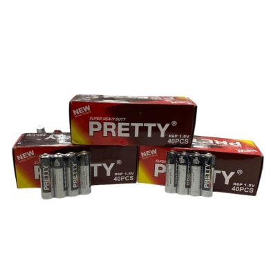 32810 PILAS AA CARBON PRETTY 40PCS