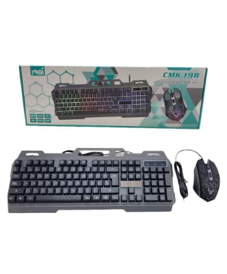 84584 SET GAMER TECLADO + MOUSE RGB PROFESIONAL CMK 198