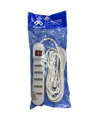 ALARGADOR MACROTEL 5MTS C/INTE 5 POS BCO