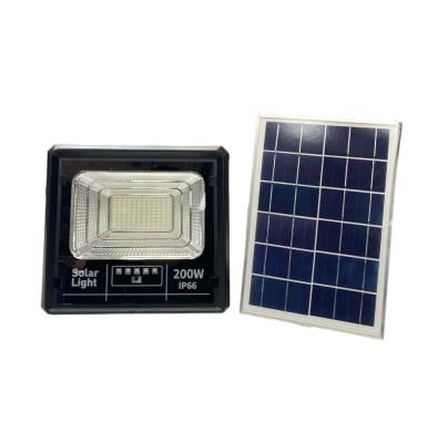 PROYECTOR SOLAR 200W C/PANEL DESMONTABLE