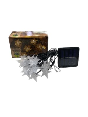 1220031 GUIRNALDA SOLAR ESTRELLAN CALIDA 5M 20LED