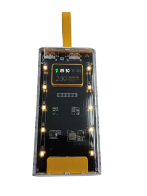 ZLC-14818 PAWER BANK TRANSPARENTE 20000 mAH