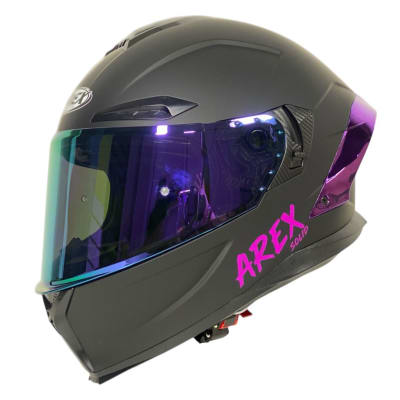 Casco Integral Arex MR-803 Certificado DOT + QR Chile