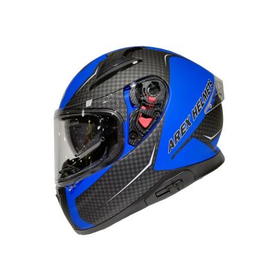 CASCO AREX FURY MR-917 CARBON AZUL